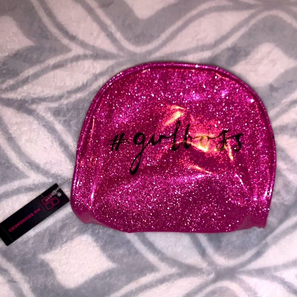 # girlboss makeup bag